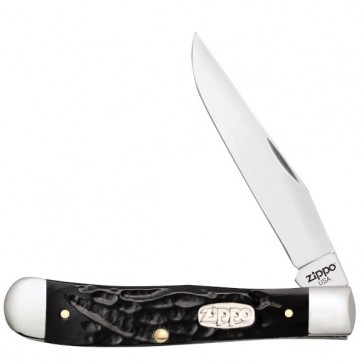 Zippo Rough Black Synthetic Jig. Trapper