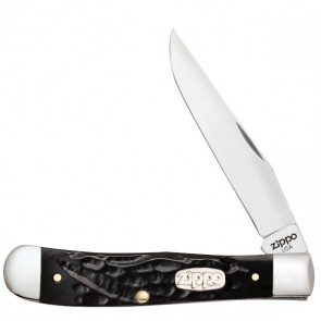 Zippo Rough Black Synthetic Jig. Trapper